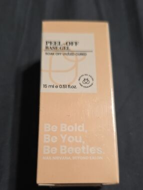 Peel-Off Base Gel - Beige Peach Packaging